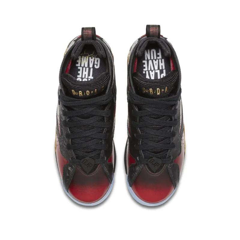 Jordan 7 Retro Doernbecher (GS) Black/University Red (898650-015)