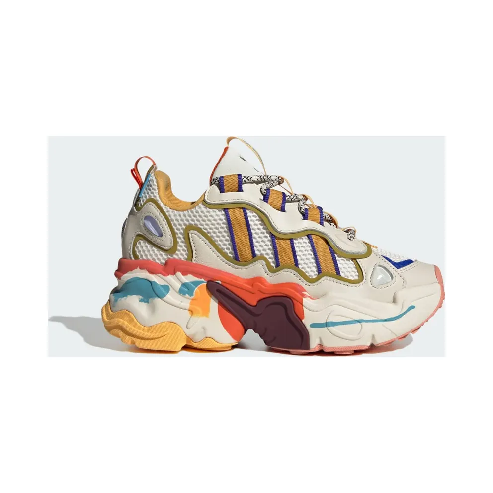 adidas Ozthemis Shoes Chalk White / Pulse Olive / Semi Spark (IG5660)