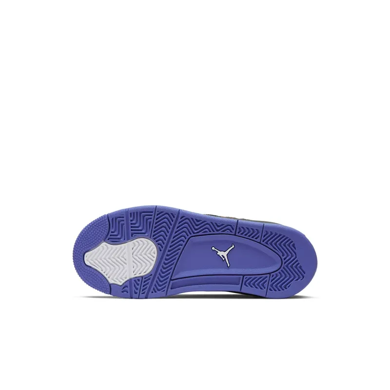 Jordan 4 Retro Black Rush Violet (PS) Black/White-Rush Violet (BQ9042-005)