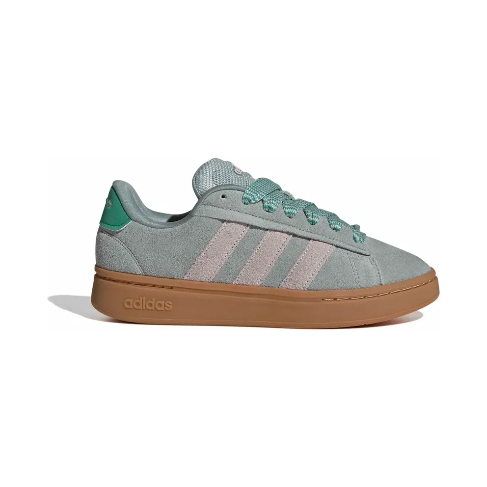 adidas Grand Court Alpha 00s “Wonder Sage / Ice Purple / Gum” (JQ7280)