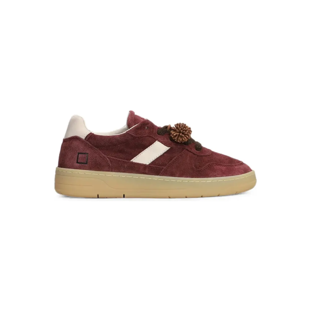 D.A.T.E. Court 2.0 suède “Red” (W451C2SDBX)
