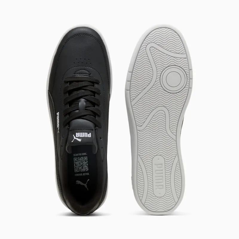 Puma Court Classic Clean Black White Midsole (402223-03)