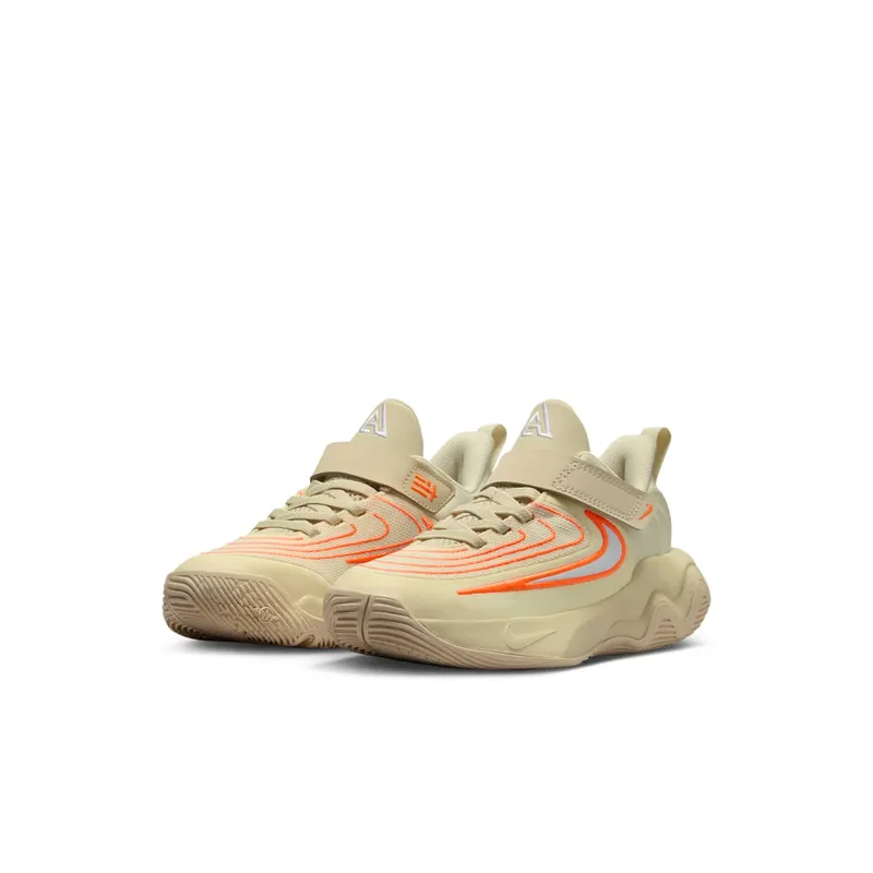 Nike Giannis Immortality 4 Light Khaki Alabaster Total Orange White (FZ6733-200)
