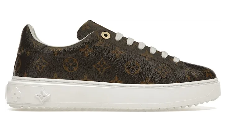 Louis Vuitton Time Out Monogram Leather Cacao Brown White (W) (1A8FJR)