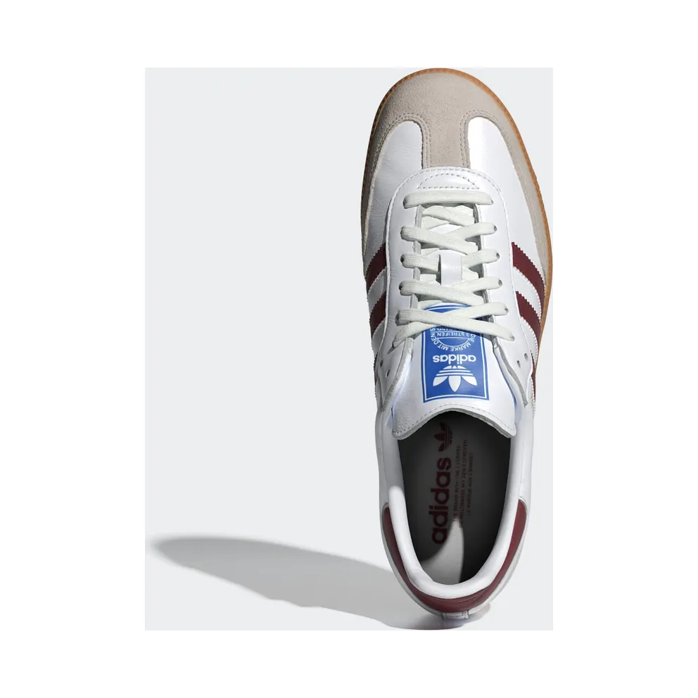 adidas Samba OG Cloud White / Collegiate Burgundy / Gum (IF3813)