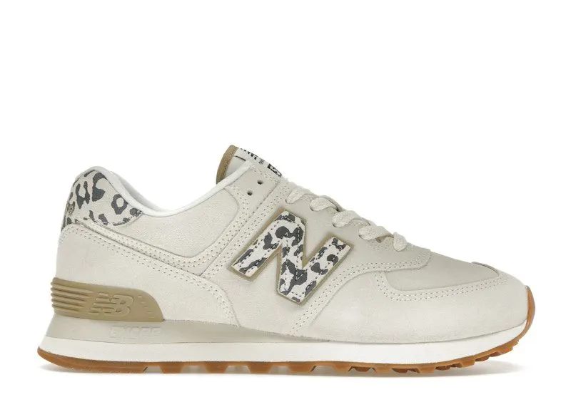 New Balance 574 Sea Salt Leopard Gum (WL574XD2)
