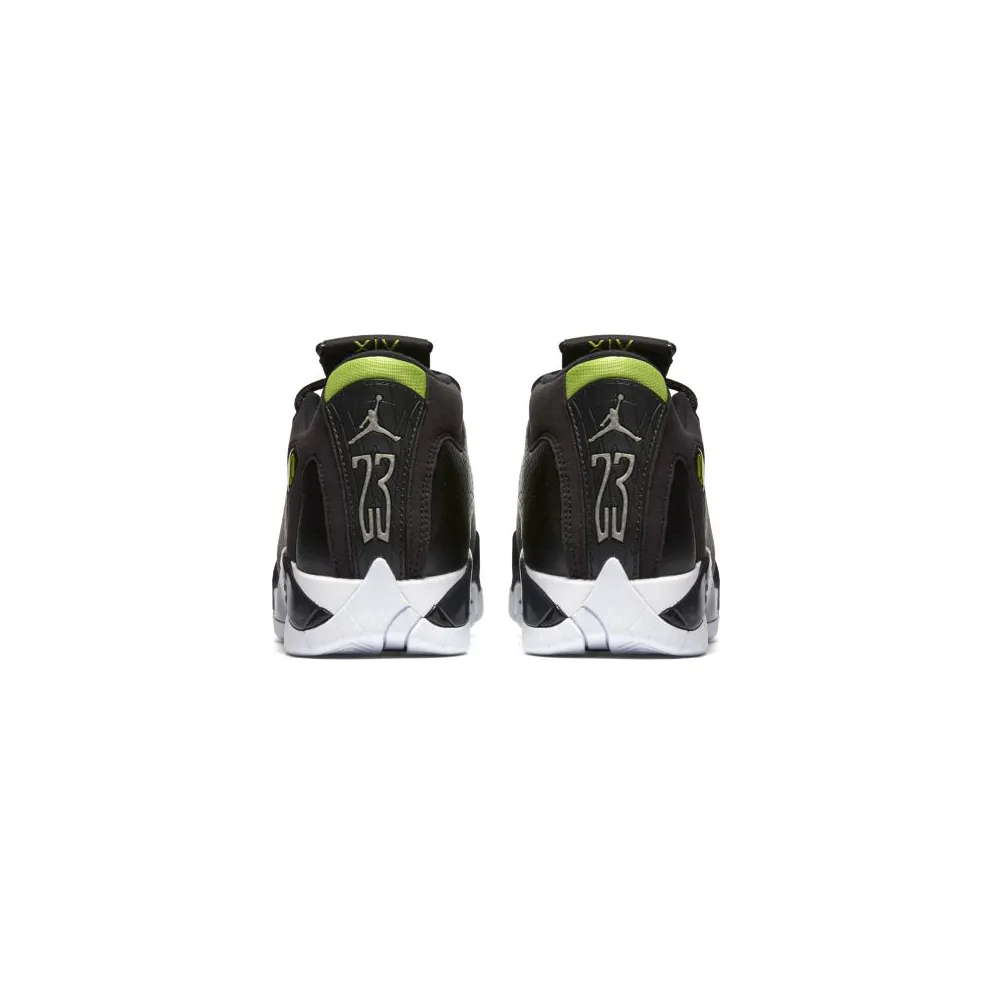 Jordan 14 Retro Indiglo 2016 (GS) Black/White-Indiglo (487524-005)
