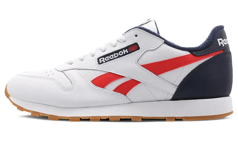 Reebok Classic Leather “White Navy Radiant Red” (EF7827)
