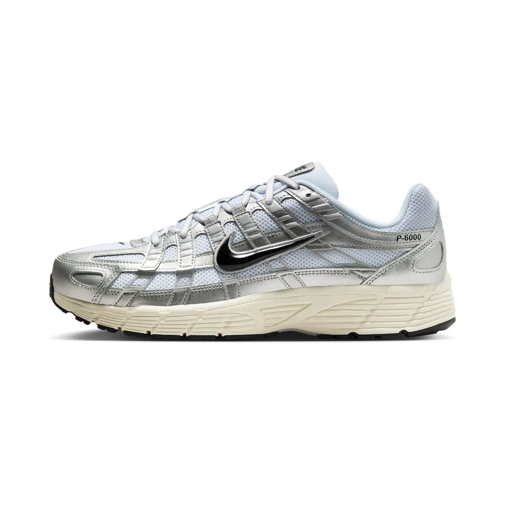 Nike P-6000 (white / black / metallic silver / flt silver) – CD6404-105