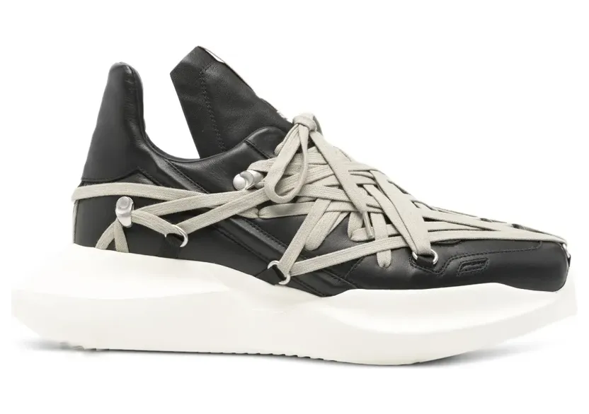 Rick Owens mit Schnürung “Black” (RU01F2812LCOW1)