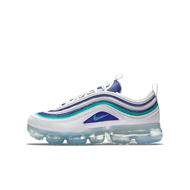 Nike Air VaporMax 97 White Indigo Burst Hyper Jade (GS) White/Indigo Burst-Hyper Jade (AQ2657-100)
