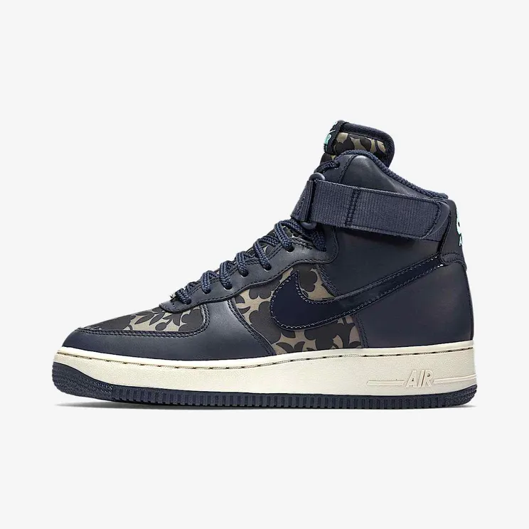 Nike Air Force 1 Hi Liberty QS “Cargo Khaki / Obsidian” (706653-300)