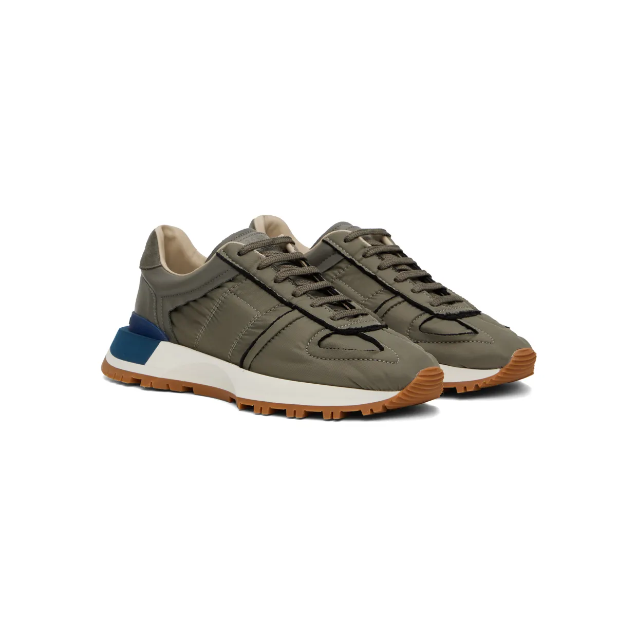 Maison Margiela Grey Evolution Running Sneakers (S37WS0575 P4341) (4)