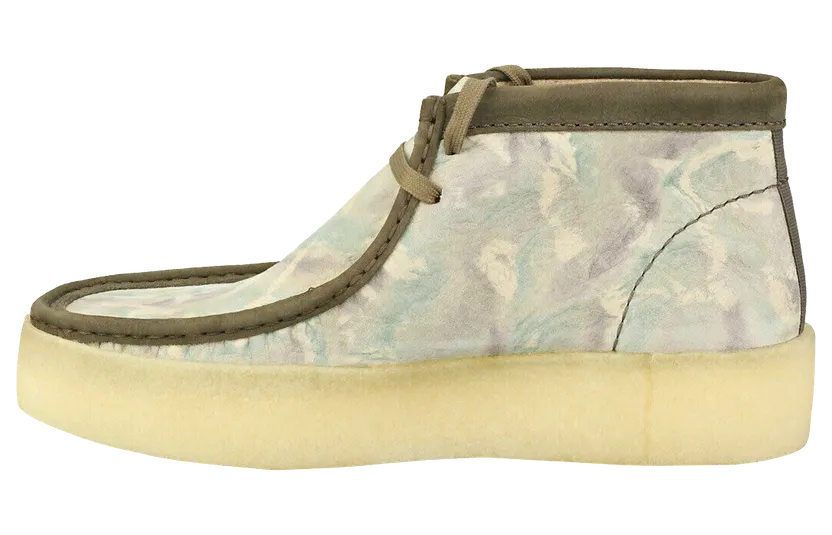 Clarks Wallabee Cup Bt “GREEN CAMOUFLAGE” (26163210)