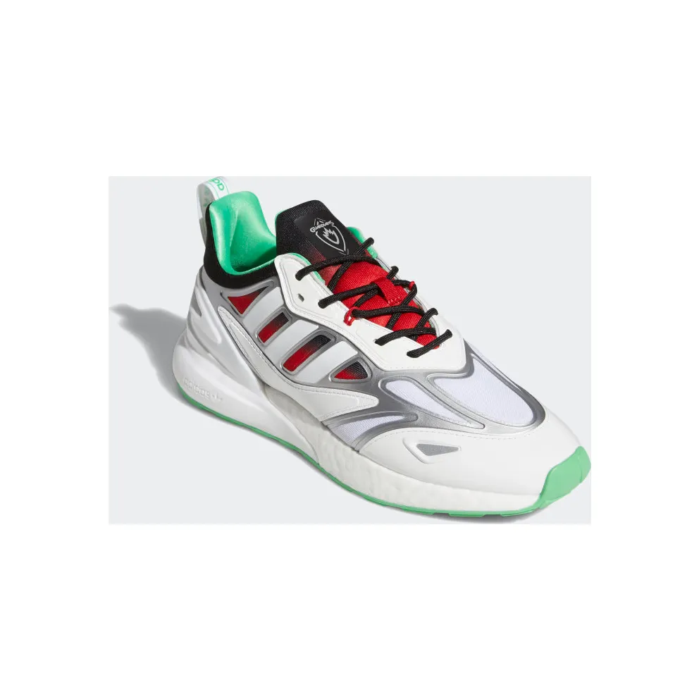 adidas Gamora ZX 2K Boost Silver Metallic / Cloud White / Scarlet (GX1205)