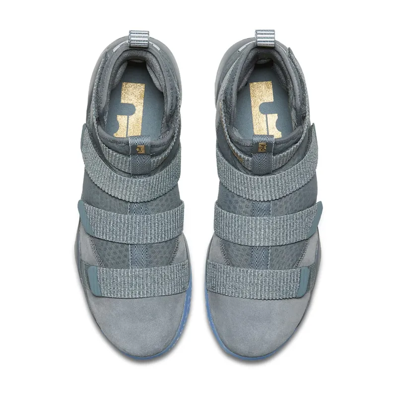 Nike LeBron Zoom Soldier 11 Cool Grey Cool Grey/Pure Platinum-Metallic Gold (897644-010)