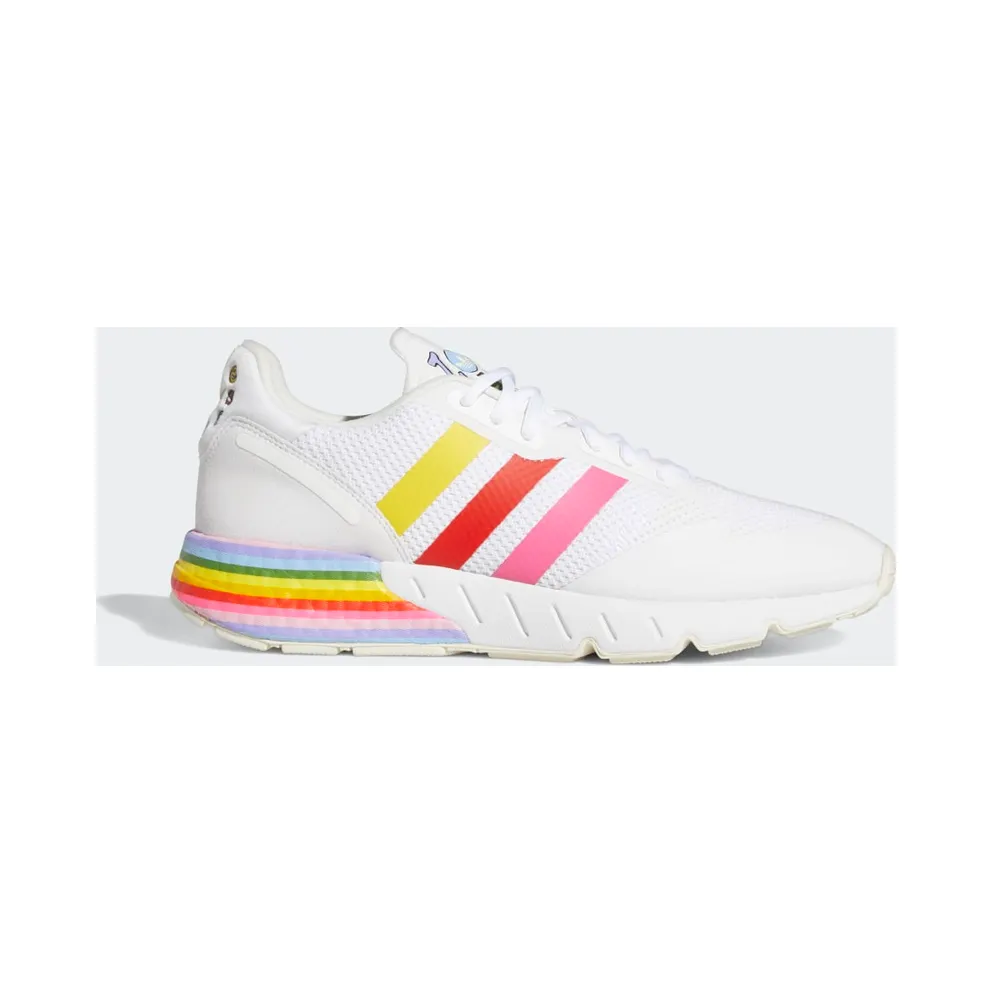 adidas ZX 1K Boost Pride Schuh Cloud White / Cloud White / Off White (GW2418)