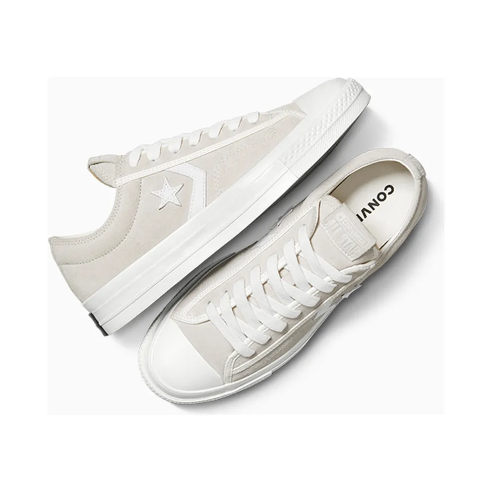 Converse Star Player 76 Low Suede Egret Vintage White