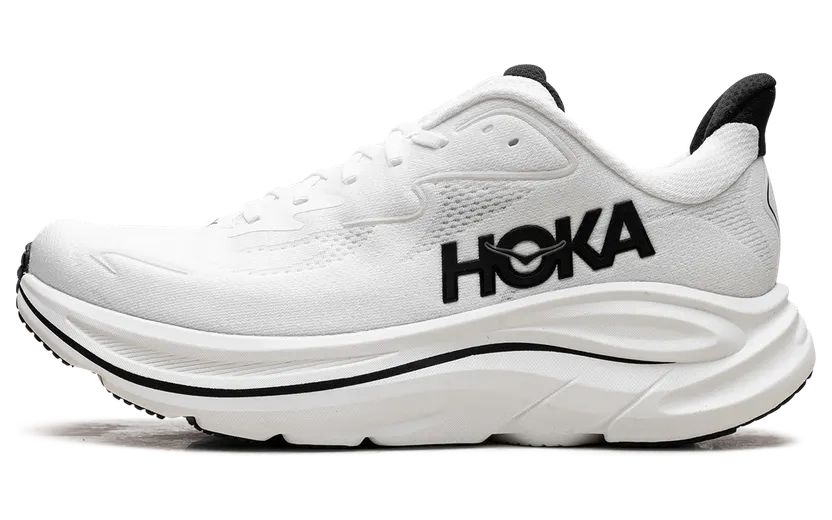 Hoka CLIFTON 10 “WHITE BLACK” (1162030-WBLC)