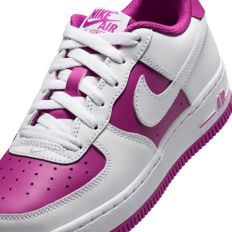 Nike Air Force 1 Low GS “White Hot Fuchsia” (HV0938-100)