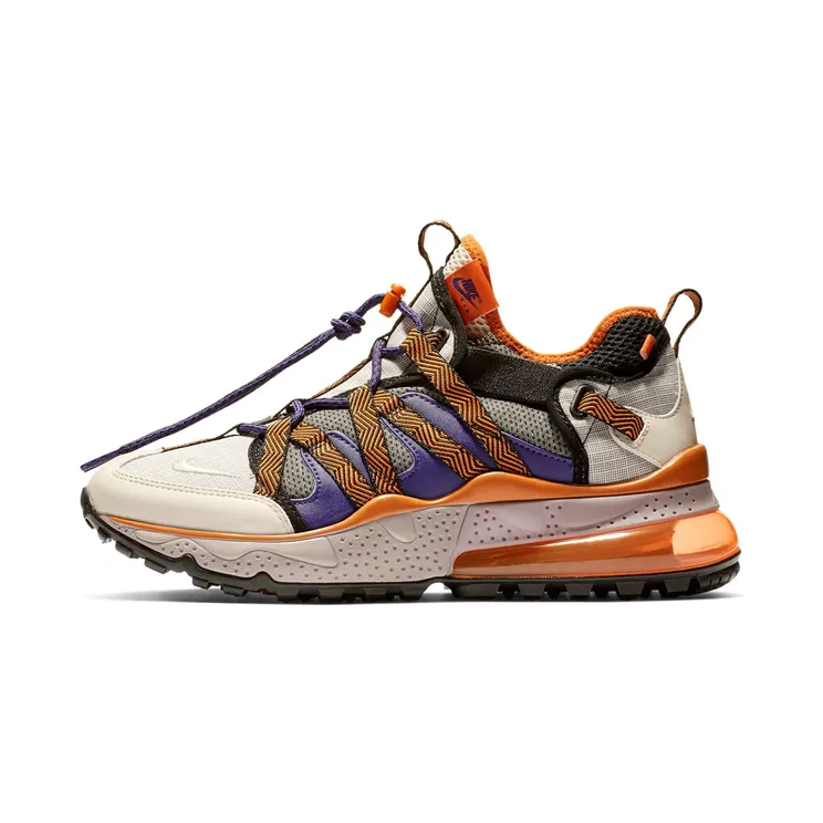 Nike Air 270 Bowfin Beige “Pumice / Cinder Orange / Court Purple / Light Orewood Brown” (AJ7200-201)