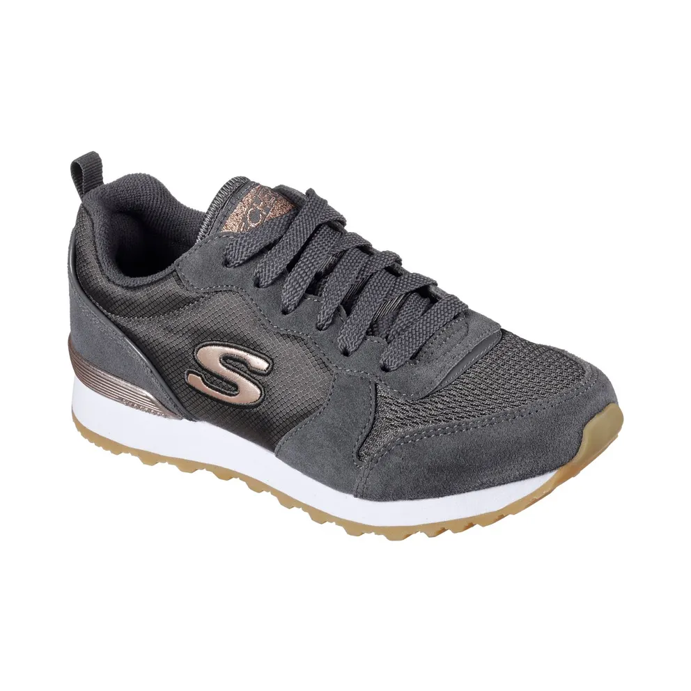 Skechers OG 85 – Goldn Gurl Sneaker Houtskool