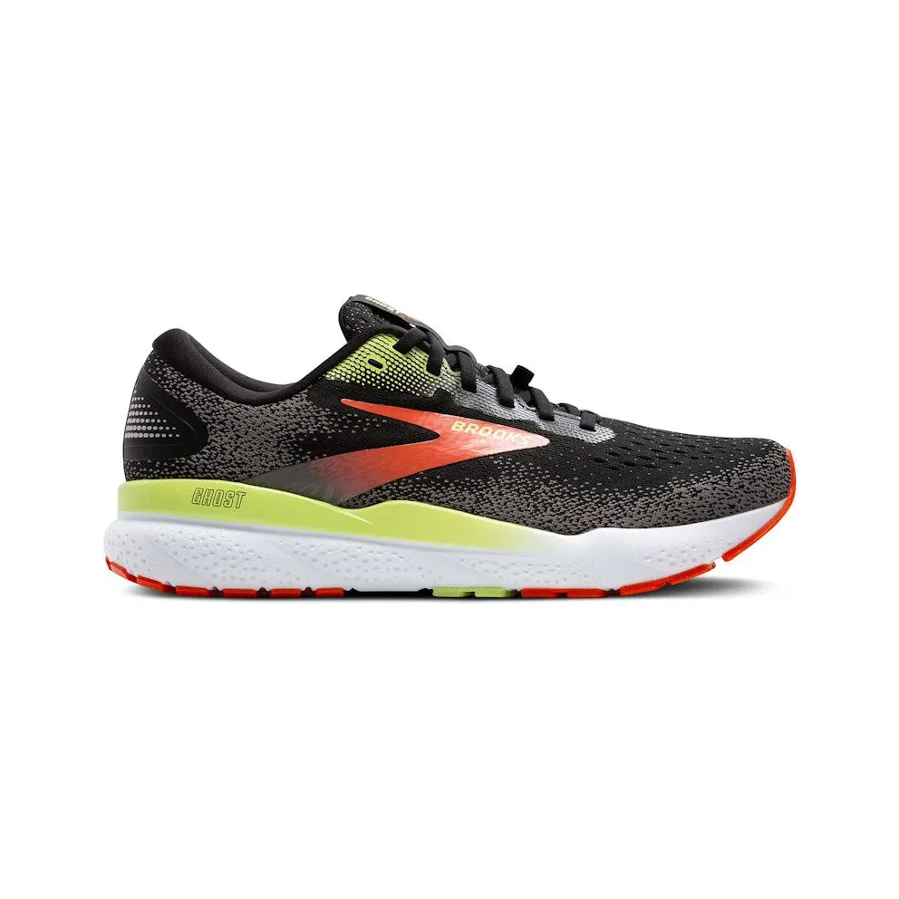Brooks Ghost 16 Gore-Tex Black Mandarin Red Green (110430-1D-049)