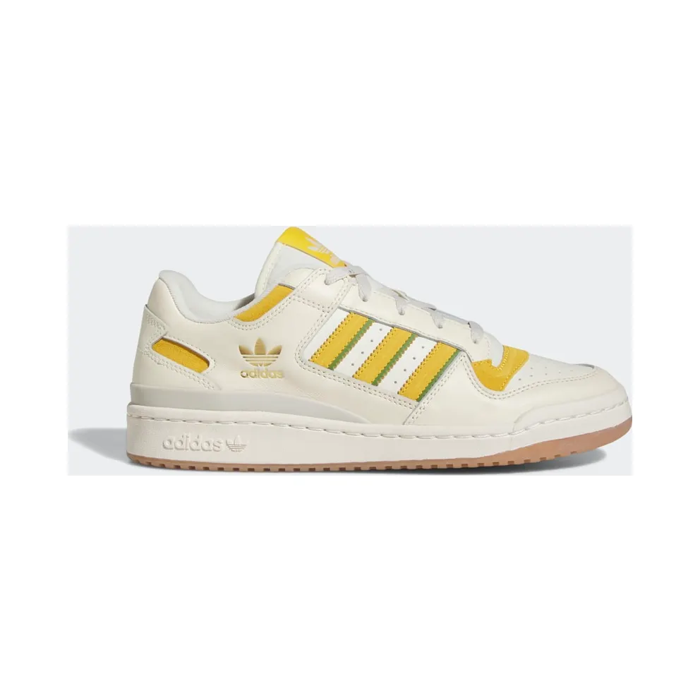 adidas Forum Low Classic Schuh Cream White / Bold Gold / Crew Green (FZ6271)