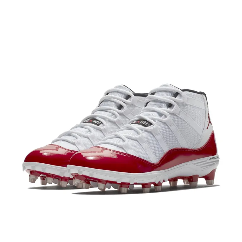 Jordan  11 Retro Cleat White Red White/Gym Red-Gym Red-Black (AO1561-101)