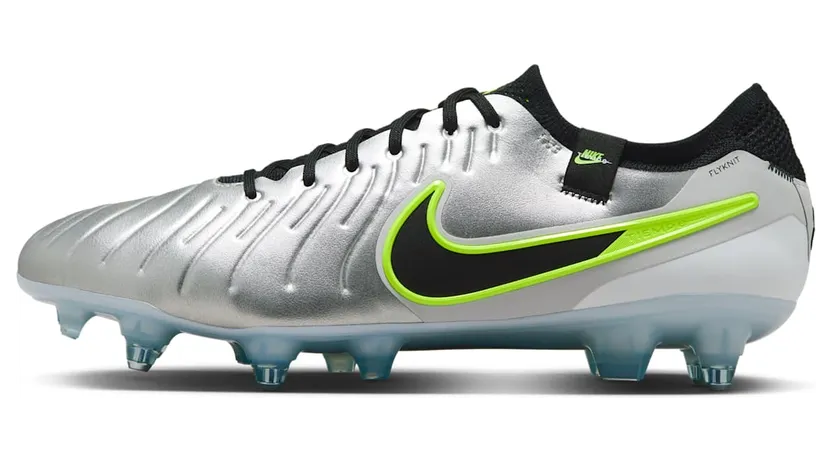 Nike Tiempo Legend 10 Elite SG-Pro AC Metallic Silver Volt Black (DV4329-001)
