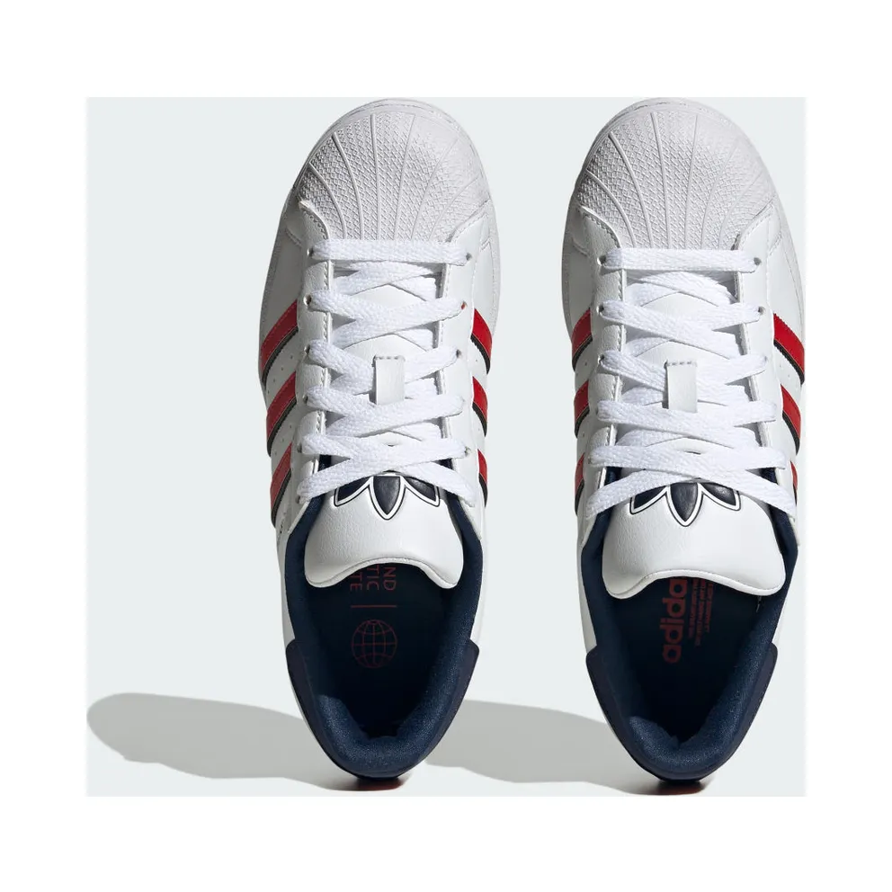 Adidas Superstar Kids Cloud White / Better Scarlet / Night Indigo (IG0249)