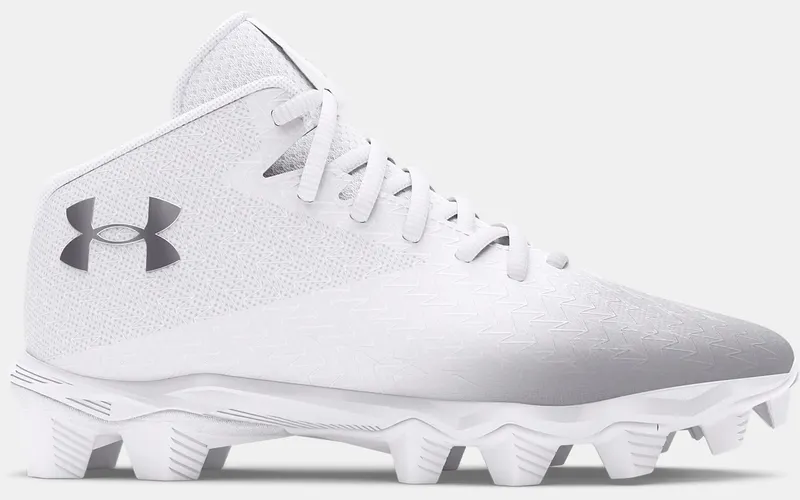 Under Armour Spotlight Franchise 4 Rm GS “WHITE METALLIC SILVER” (3027320-100)