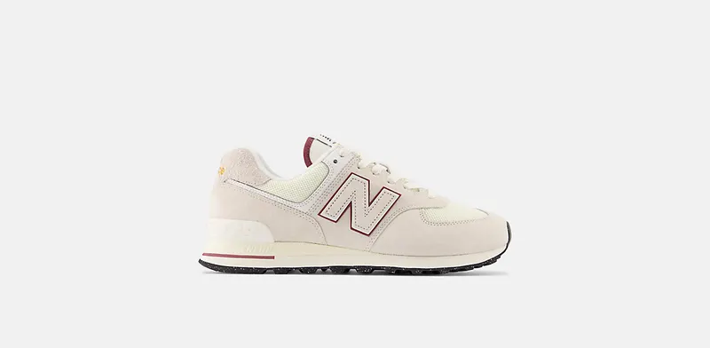 New Balance 574 Off White Burgundy (2023) (U574OP2)