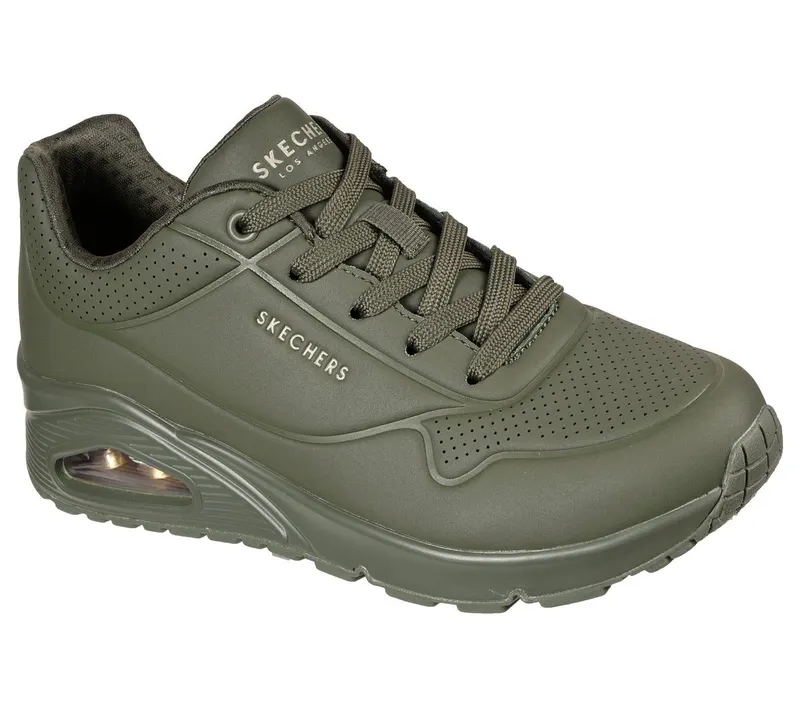 Skechers UNO – Stand on Air Sneaker Olijf