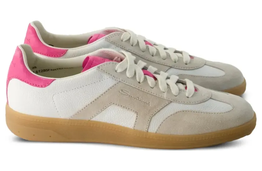 Santoni DBS Olympic sneakers – Beige (WBPL61285FART)