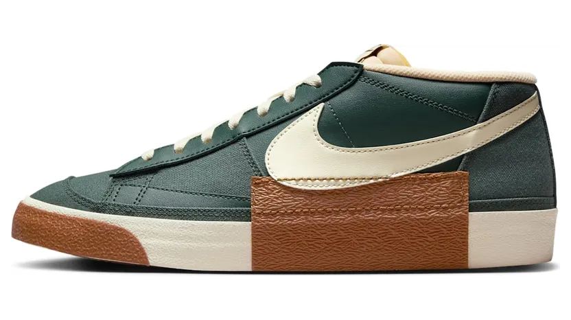 Nike Blazer Low Pro Club Vintage Green Light British Tan Gum Dark Brown Coconut Milk (FV0337-300)