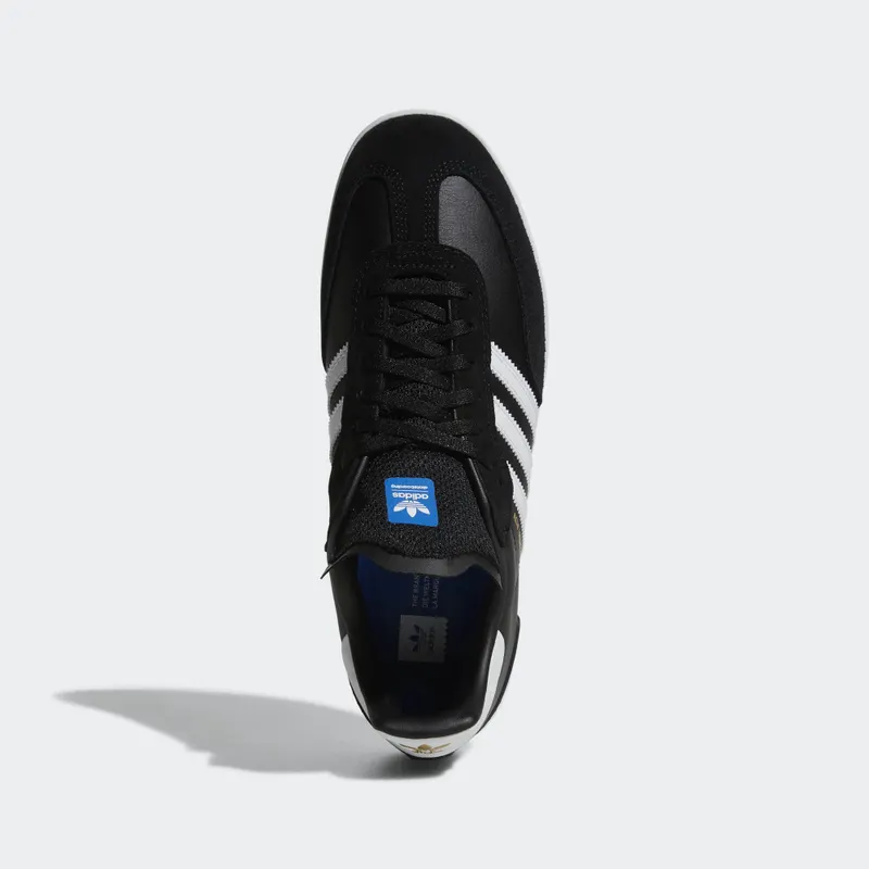 adidas Samba Adv Black White Core Black/Cloud White/Bluebird (BY3928)