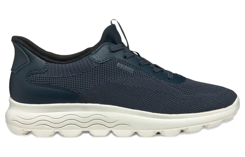 Geox Spherica Plus gebreide sneakers – Blauw (D557MA06KBC)