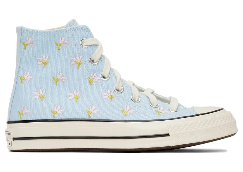 Converse Floral Print Chuck 70 High Top Chambray Blue/egret/black (570917C)