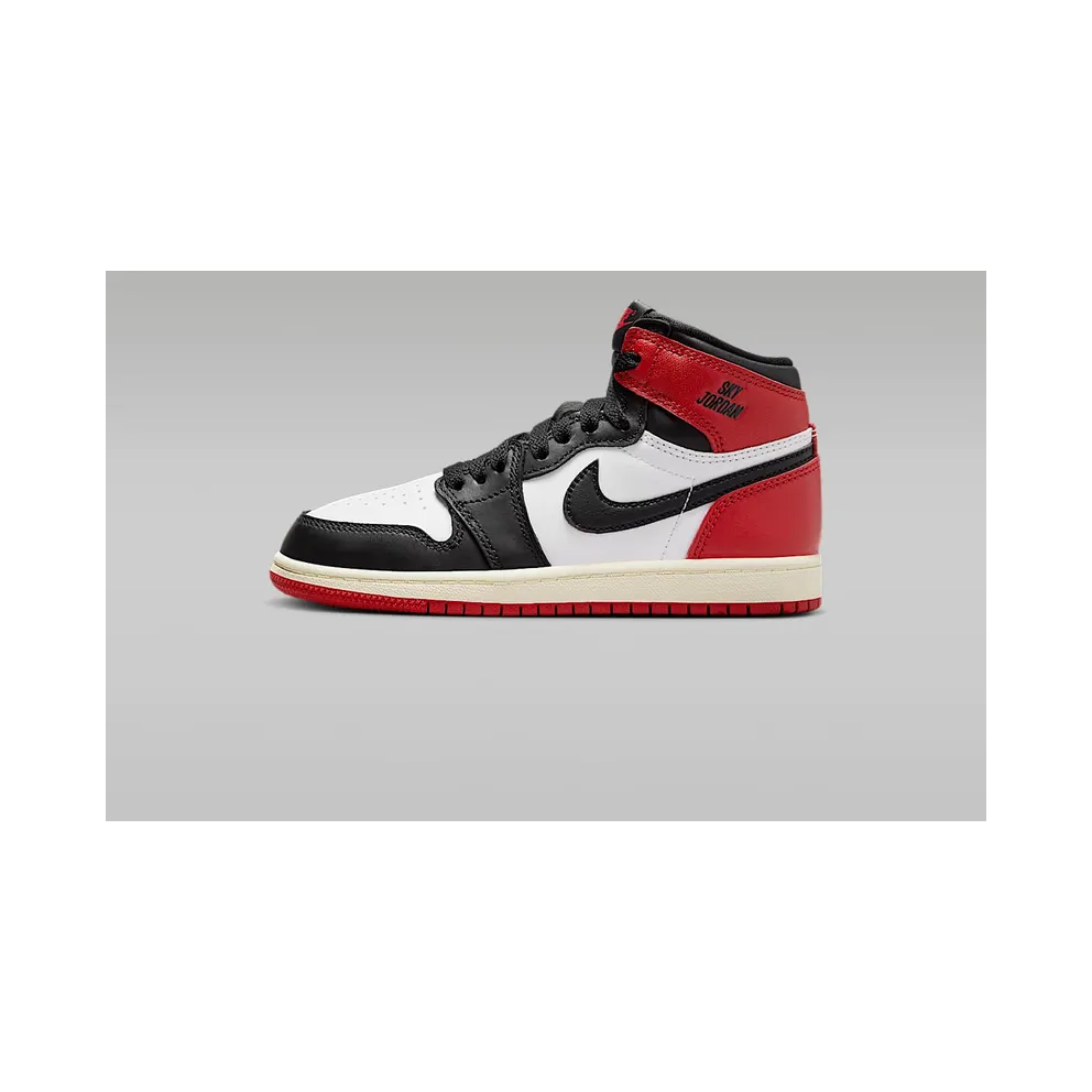 Jordan Air Jordan 1 Retro High OG “Black Toe” (PS) – FD1412-106