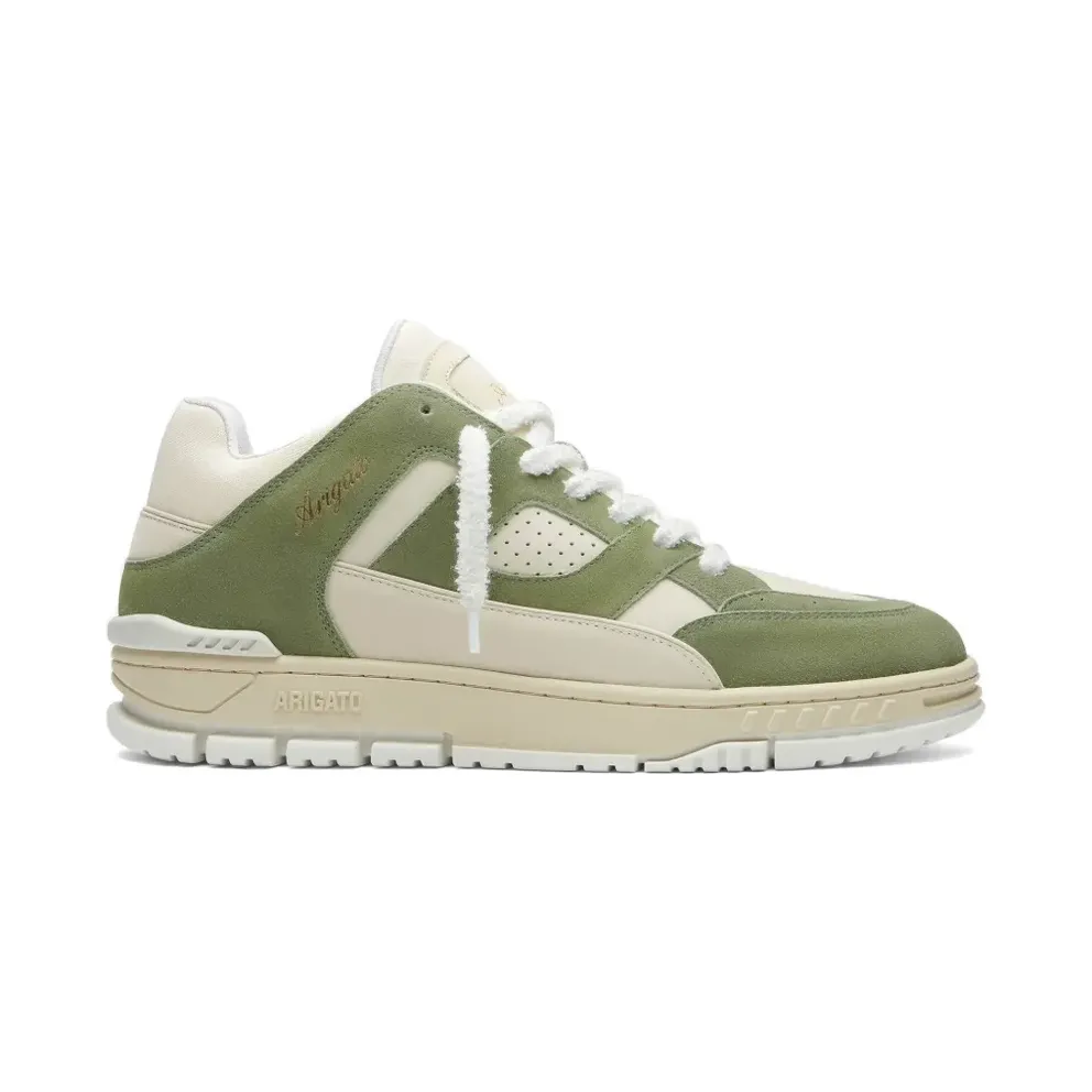 Axel Arigato Area Lo geperforeerde sneakers – Grün (F3902002)
