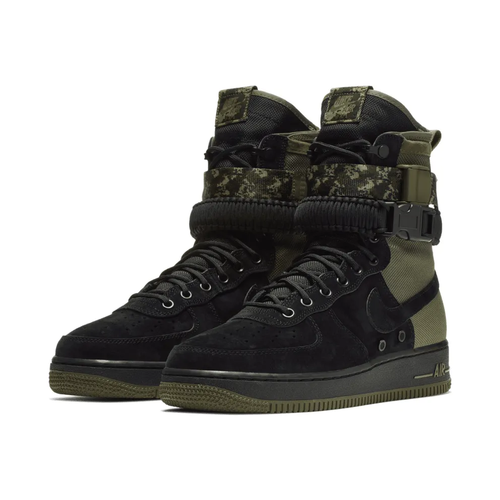 Nike SF Air Force 1 High Camo Black/Medium Olive-Neutral Olive-Black (864024-004)