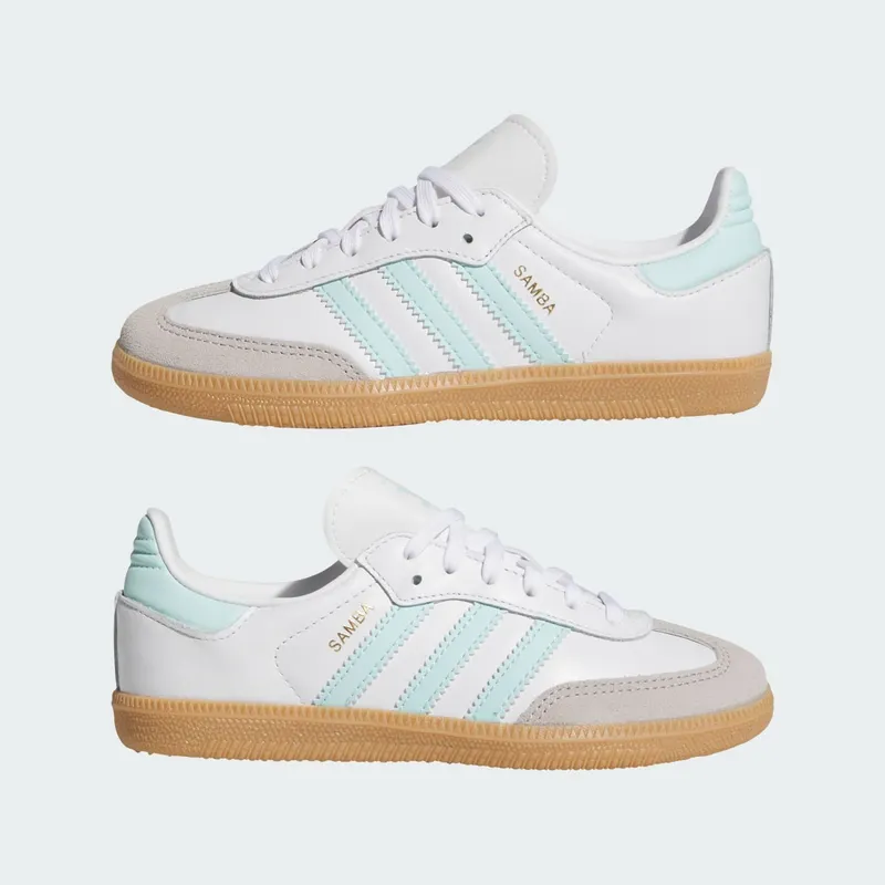 adidas Samba OG Cloud White Semi Flash Aqua Gum (JP5485)