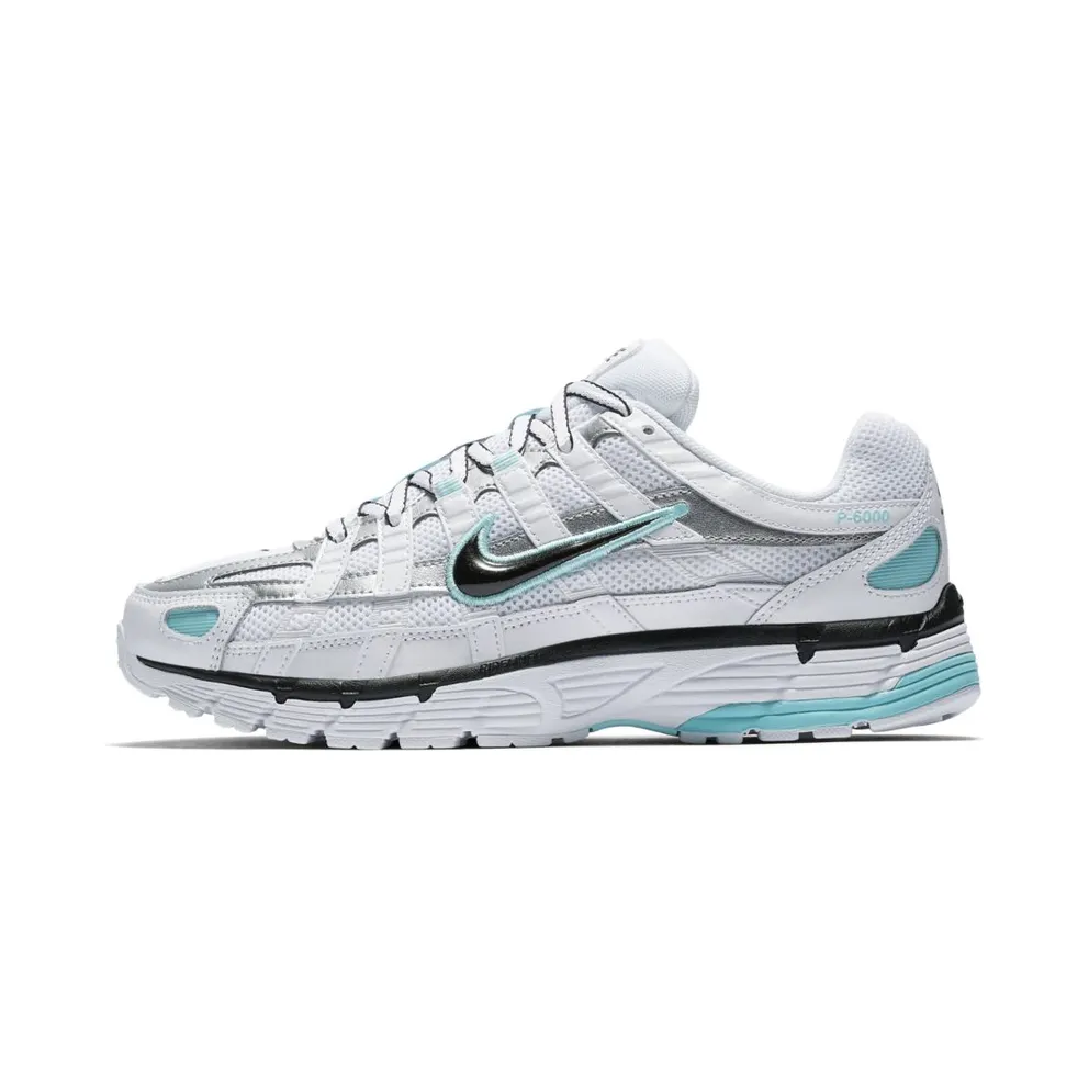 Nike P-6000 White Light Aqua (W) White/Metallic Silver-Light Aqua-Black (BV1021-104)