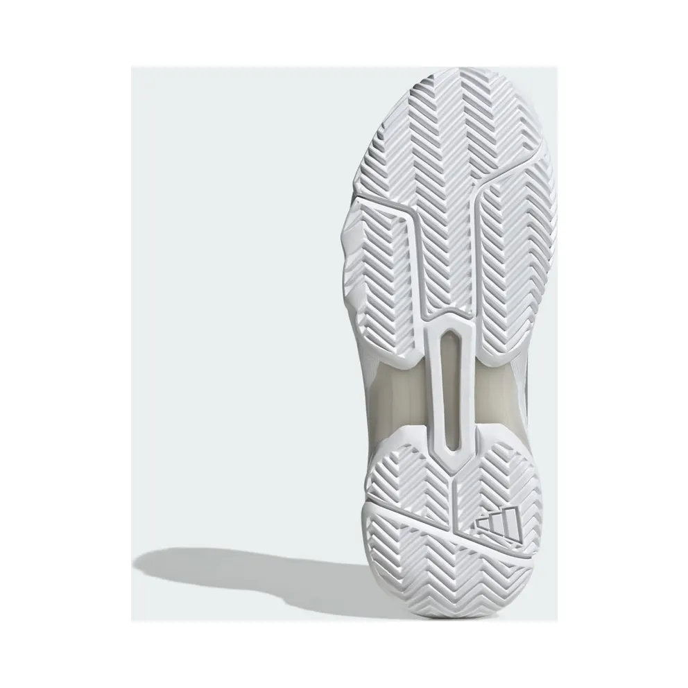 Adidas CourtJam Control 3 Tennis Shoes Cloud White / Silver Metallic / Grey One (ID2457)