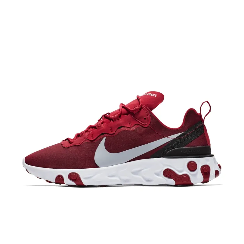 Nike React Element 55 Gym Red Gym Red/Wolf Grey-White-Black (BQ6166-601)