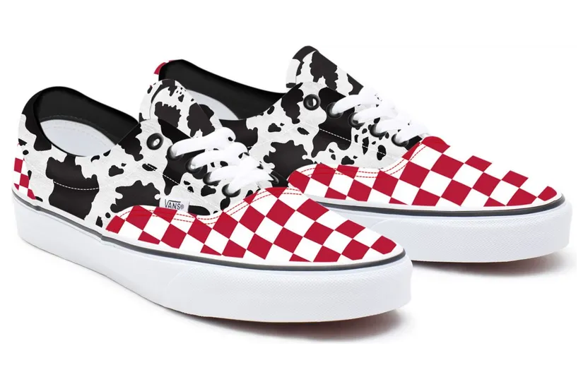 VANS Gepersonaliseerde Cow Print Checkerboard Era Multicolour (VN0A3CST121)