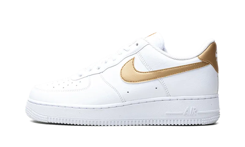 Nike Air Force 1 Low ’07 Next Nature “White / Metallic Gold” (DC9486-114)