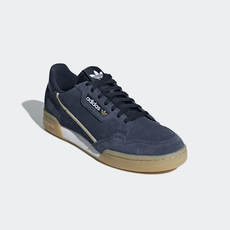 adidas Continental 80 Collegiate Navy Gum Collegiate Navy/Cloud White/Gold Metallic (CG6537)