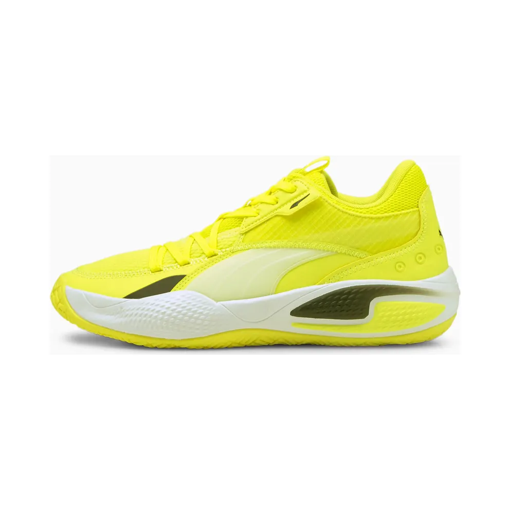 Puma Court Rider I Basketball Shoes Yellow/White (19563406)